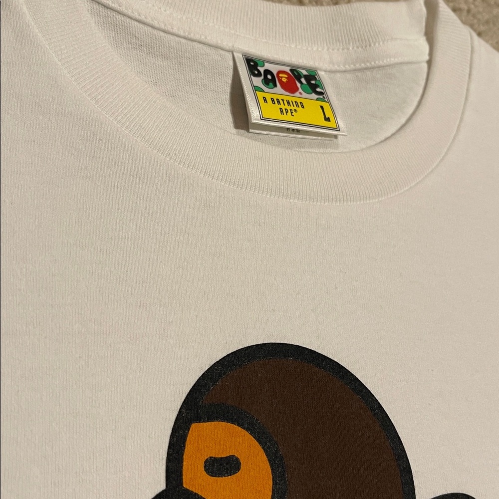 NWOT BAPE RED CAMO TEE JAPAN SZ LARGE - Picture 3 of 6